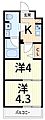アルコバレーノ北綾瀬3階10.4万円