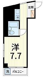センチュリー堀切 ワンルームの間取図画像