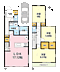 間取り：つくばエクスプレス「南流山駅」徒歩13分の新築戸建て♪