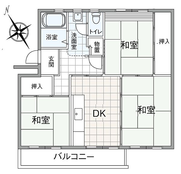 間取りを拡大表示