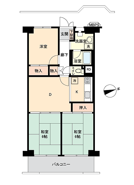 間取りを拡大表示
