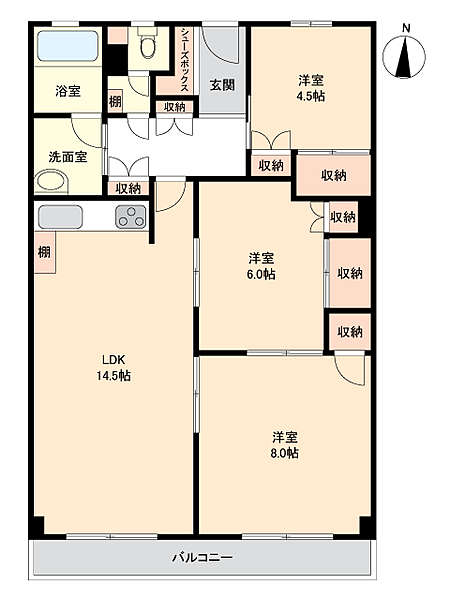 間取りを拡大表示