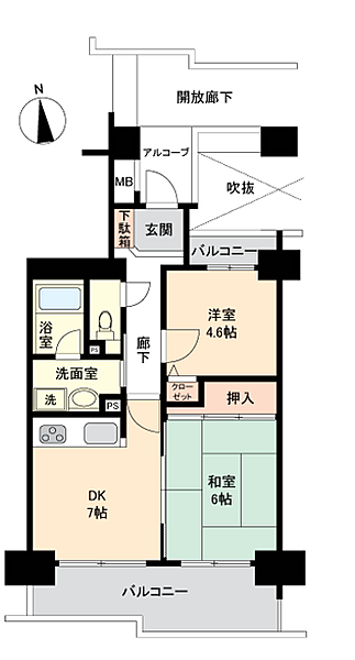 間取りを拡大表示