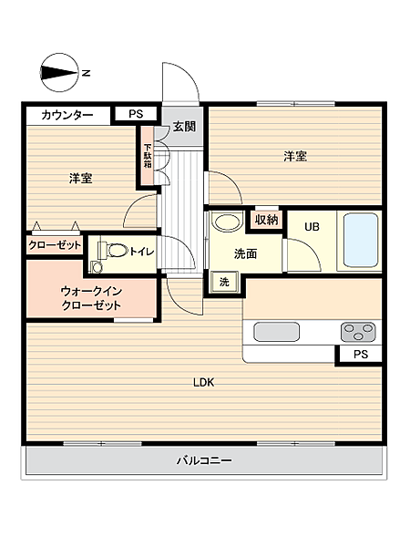 間取りを拡大表示