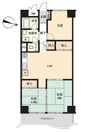 間取りを拡大表示