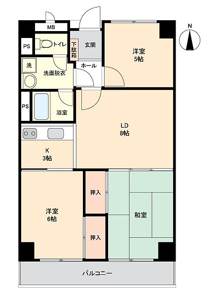間取りを拡大表示