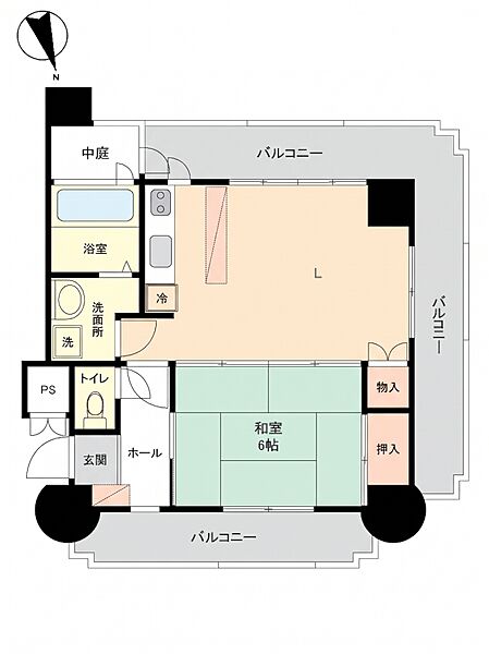 間取りを拡大表示