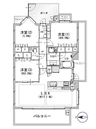 間取図画像 3LDK