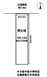 売土地　一宮市小信中島字郷東