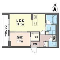 ココメゾン前橋 101 ｜ 群馬県前橋市表町1丁目（賃貸アパート1LDK・1階・44.00㎡） その2