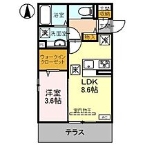 Ｄ－ＲＯＯＭ南町3丁目 102 ｜ 群馬県前橋市南町3丁目（賃貸アパート1LDK・1階・33.56㎡） その2