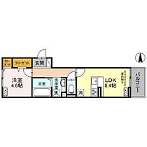 Ｄ－ＲＯＯＭ昭和町 303 ｜ 群馬県前橋市昭和町1丁目（賃貸アパート1LDK・3階・37.12㎡） その2