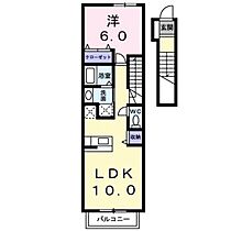 ブルームフィールド　I 203 ｜ 群馬県前橋市朝日町1丁目（賃貸アパート1LDK・2階・41.98㎡） その2