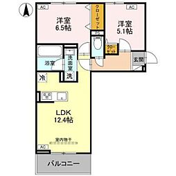 La Maison天川原町一丁目 A棟 2階/203