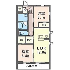物件の間取り
