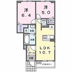 テラスM3 II 1階/-