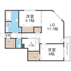 物件の間取り