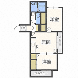カーム北6条 3階