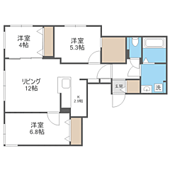物件の間取り