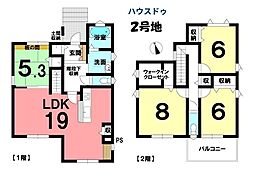 新古一戸建 一宮市浅井町小日比野字東裏 全5棟 2号地