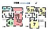 間取り：●江南駅　徒歩21分●古知野西小学校　徒歩10分●西部中学校　徒歩22分●駐車3台可能（車種による）