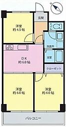 間取図画像 3DK