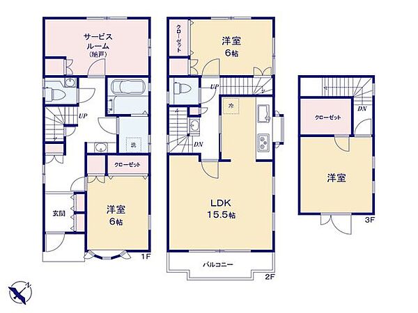 間取りを拡大表示