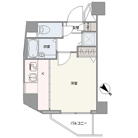 1K 間取り