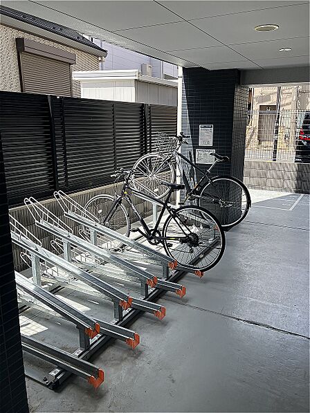 駐輪場(2026年8月撮影)