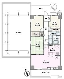 ピアコート堀切菖蒲園コルディアル 3LDKの間取図画像