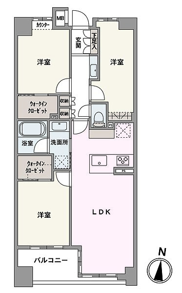 間取りを拡大表示