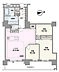間取り：LDKは広々約19.5帖。LDK、約8.1帖・約5.3帖の洋室が東側バルコニーに面している間取りです。リビング収納やSICなど随所に収納が設けられており、住空間を有効に使うことができます。