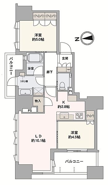 間取りを拡大表示