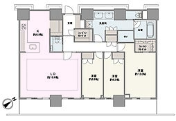 間取図画像 3LDK