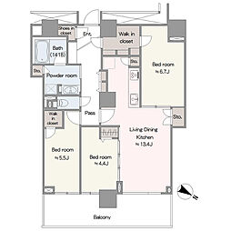 間取図画像 3LDK