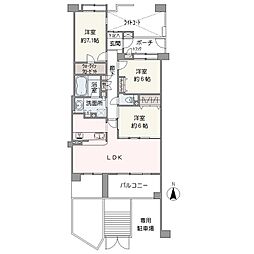 間取図画像 3LDK