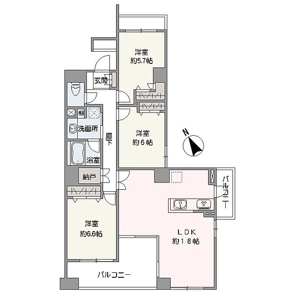 間取りを拡大表示