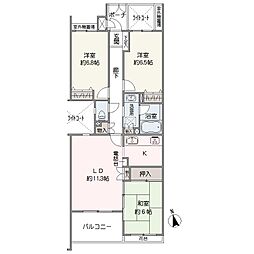 間取図画像 3LDK