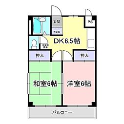 間取図画像 2DK