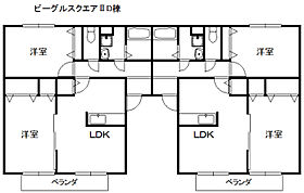 ビーグルスクエアII D201 ｜ 京都府南丹市園部町内林町下荒代37-8（賃貸マンション2LDK・2階・52.47㎡） その2