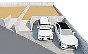 造成完了イメージ画像：ゆったりとしたカースペースが確保できるので、普通車が２台駐車可能です。