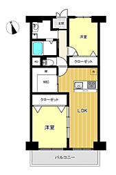 メゾン鹿島台 2LDKの間取図画像