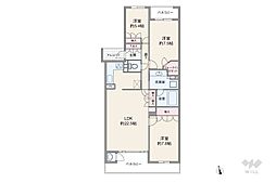 間取図画像 3LDK