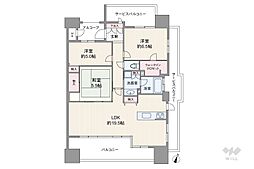 サンクレーア富士見台 3LDKの間取図画像
