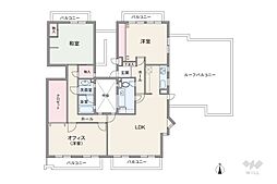 グランドメゾン神田町 3LDKの間取図画像