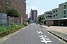 外観：ヴィークステージ茶屋ヶ坂の外観（北側から）。名城線「茶屋ヶ坂」駅徒歩5分の生活至便な立地。駅からフラットアクセスです。