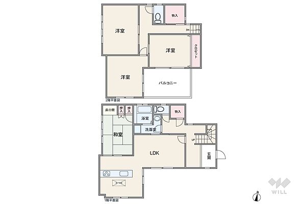 間取りを拡大表示