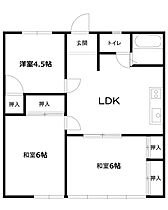 リータスII 303 ｜ 栃木県足利市新山町（賃貸アパート3LDK・3階・55.00㎡） その2