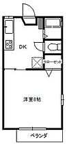 ヴィラエム 201 ｜ 栃木県足利市西新井町（賃貸アパート1DK・2階・29.16㎡） その2