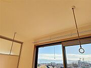 室内物干し金具付きで部屋干しOK♪